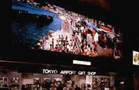[写真]羽田空港に飾られたGカラープリント