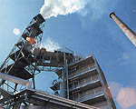 [写真]富士宮工場排煙脱硫装置