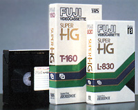 [写真]フジビデオカセット スーパーHG（VHS用，ベータ用）