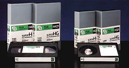 [写真]フジビデオカセットスーパーHGプロフェッショナル用 タイプH421（VHS用），タイプH321（ベータ用）