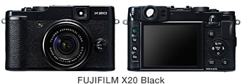 [写真] プレミアムコンパクトデジタルカメラ「FUJIFILM X20」（ブラック）
