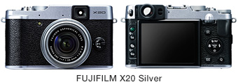 [写真] プレミアムコンパクトデジタルカメラ「FUJIFILM X20」（シルバー）