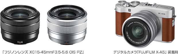 ミラーレスデジタルカメラ「Xシリーズ」用交換ズームレンズとして最小・最軽量（135g）を実現「フジノンレンズ XC15-45mmF3.5-5.6  OIS PZ」新発売 : ニュースリリース | 富士フイルム